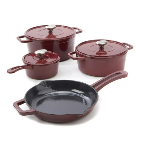 Cleaning Enamel Cast Iron - Michael Symon Home 7-piece Enameled Cast Iron Cookware Set Model 614-610