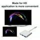 thumbnail image 4 of 3-IN-1 Tipo C HUB 4K HDMI-Compatible con USB 3.0 Adaptador USB-C Docking Station Aluminio aleación de aluminio Desktop Computer Computer Acessory Inevent EL005697-00B, 4 of 7