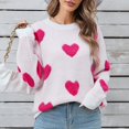 thumbnail image 4 of Sweatshirt for Women Perfect For Daily Wear or Loungewear! The Best Choice for Valentine's DayL Pink Valentine's Day Sweatshirt, 4 of 6
