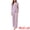 Purple, variant on DARING DIVA Women's Knit Long Sleeve Ribbed Sleepwear Soft Crewneck Sets S Brown