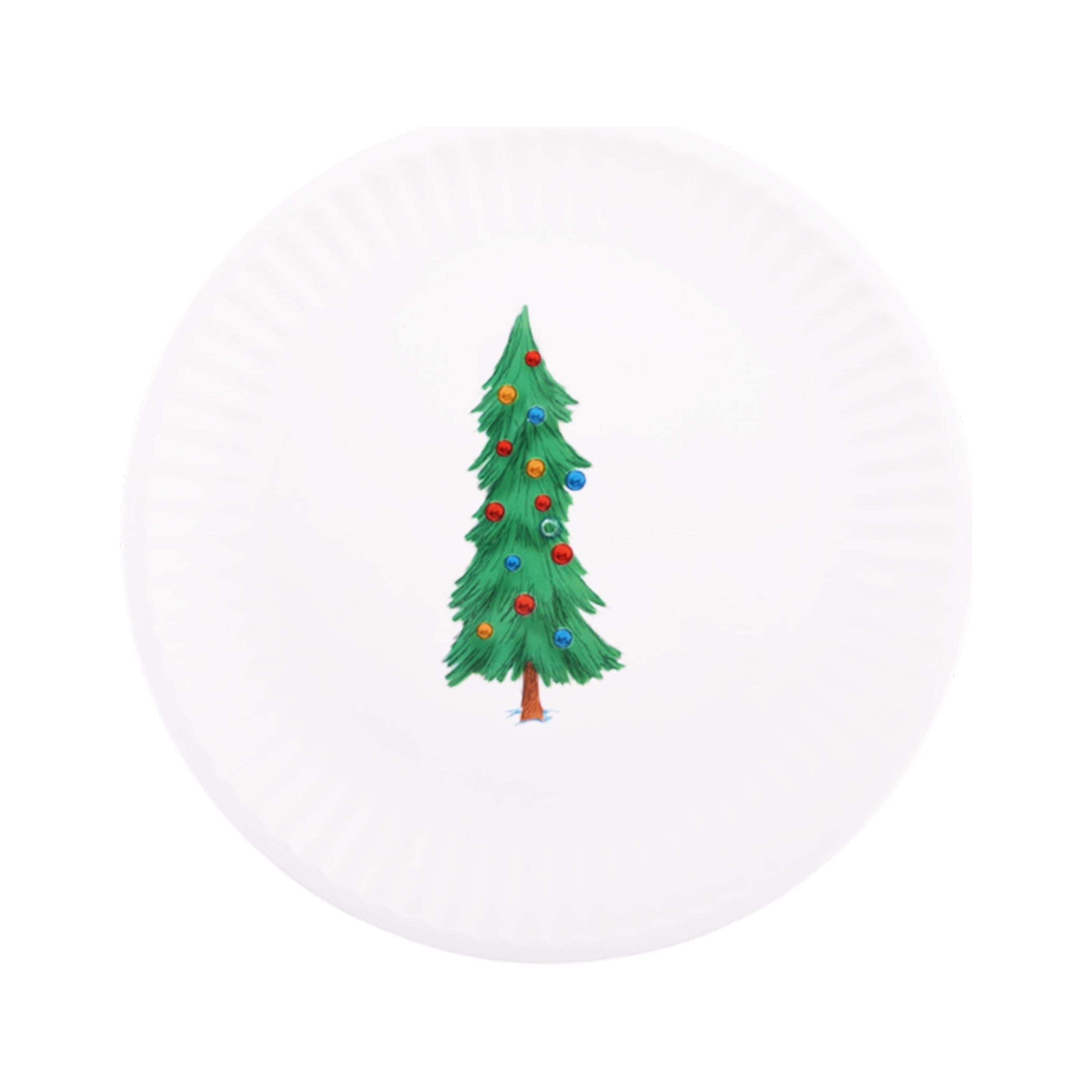 Holiday Time 8-Pack Plastic Dinner Plates