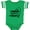 Football Green and White, variant on Inktastic I Hooked Pappy's Heart with Fishing Rod Boys or Girls Baby Bodysuit