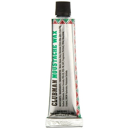 Clubman Moustache Wax Neutral 0.50 oz, 6 Pack