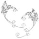 thumbnail image 4 of FUTUREORYY 1Par Accesorios De Oreja En Cobre Plateado Floral Vintage Perfectos Para Eventos, 4 of 8