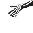 thumbnail image 5 of SEHIOZNI Under $5 Halloween Skeleton Gloves for Men Women, Full Finger Bone Long Arm Length Gloves for Halloween, Party, Dance, Costume Black, 5 of 5