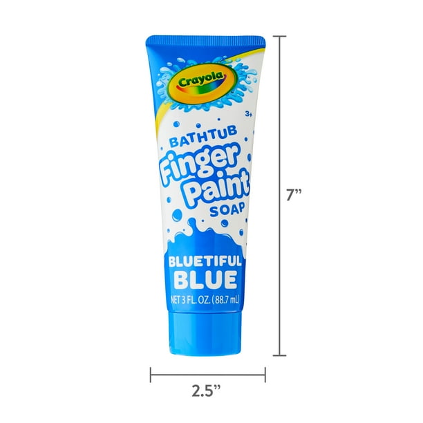 Crayola Bathtub Finger Paint, Blue, fl oz Walmart Business