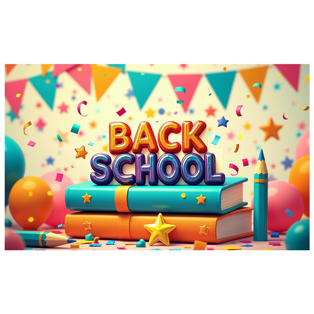 Bannière de Rentrée Scolaire, Toile de Fond Éducative Colorée, Parfaite pour Décorations de Classe, Fournitures de Fête, Accessoires de Photographie, Événement Scolaire