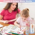 thumbnail image 2 of YOSUOPOC DIY Water Bottle Kits for Creative Fun, Customizable 25oz Bottle with 6 Gem Stickers, Leak-Proof Flip Lid, Includes Straw and Lanyard, Unique Gift Idea, 2 of 7