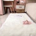 thumbnail image 3 of Faux Fur Rug Soft Fluffy Rug  Shaggy Rugs Faux Sheepskin Rugs Floor Carpet For Bedrooms Living Room Kids Rooms Decor, 3 of 9