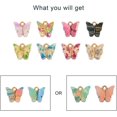 thumbnail image 2 of TRAHOO-Acrylic Butterfly Pendants Colorful Butterfly Acrylic Charms Flying Insect Dangle Charms for DIY Earring Bracelet Necklace Key Chain Jewelry Making Crafts, 2 of 4