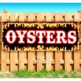 thumbnail image 1 of Oysters 13 oz Vinyl Banner With Metal Grommets, 1 of 4