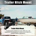 thumbnail image 4 of Trailer Ball Mount Solid Steel Tow Ball Hitch 2 Inch Trailer Hitch Trailer Hitch 6000-Pound Capacity For Trucks For 2-in, 4 of 5
