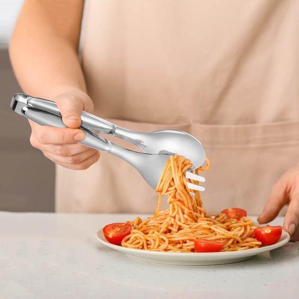 Aparatos de cocina, Accesorios de cocina, Utensilios de cocina, Herramienta de cocina 201 Pinza de acero inoxidable para alimentos Pinza para postres de cocina doméstica Pinza para pan Pinza para carn