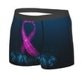 thumbnail image 2 of Naloa Two Human Hands are Holds Pink Ribbon Awareness Print Mens Underwear - Boxers for Men, Classic Briefs for Men, 2 of 9