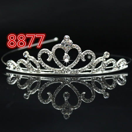 Child Tiara - New Bridal Wedding Crystal Tiara Headband Party Princess Prom Crown Kids Girl Hairband Hair Accessiories