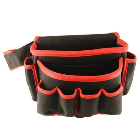 

Durable Electrician Tool Waist Bags Hardware Construction Pouch with Waist Belt New