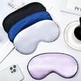 thumbnail image 5 of AOWOO 4 Pack Silk Sleep Eye Mask, Satin Silky Sleeping Eye Mask, Adjustable Non-irritating Blackout Sleep Mask, Blindfold Night Eye Masks for Women Men Adults Kids(Multicolor), 5 of 8