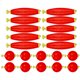 thumbnail image 3 of 20 piezas de pesca flotadores de pesca bobbers de pesca espumas de pesca equipos de pesca para pescar, 3 of 4