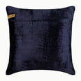 thumbnail image 3 of The HomeCentric Navy Blue Decorative Pillow Cover Accent Pillow Couch 24x24 Navy Blue Velvet Pillow Cover Silver Sequins Embroidered, Silver Pillow Cover Pack of 2, 24x24 inch (60x60 cm) - Navy City, 3 of 3