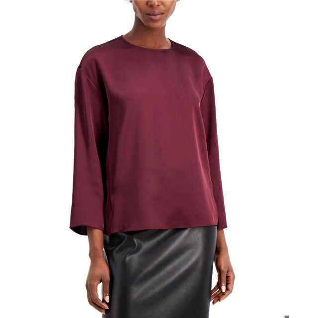 Alfani Blouse chandail-Over Unie pour Femmes, Violet, Moyen