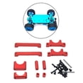 thumbnail image 1 of Piezas de chasis de metal RC perfke para Wltoys A949 A959 A969 Reemplazar accesorios rojo, 1 of 7