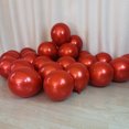 thumbnail image 2 of Chrome Red Balloons 12 inch Metallic Latex Balloons Double Layered Birthday Wedding Party Decorations 53 pcs, 2 of 6