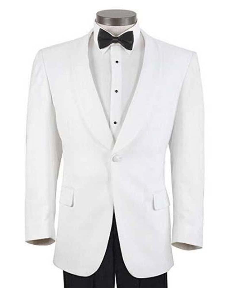 Men's Elegant White Dinner Jacket - Walmart.com