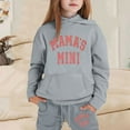thumbnail image 2 of Huowey Children's Fashion Casual Printed Long Sleeved Hooded Top Hoodie Pants Suit, 2 of 4