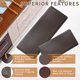 thumbnail image 3 of Alfombrilla antifatiga BROAD I HOME Bordeaux Coffee 60 x 150 cm, 3 of 6