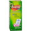 Zyrtec Children's Allergy Bubble Gum Syrup 4 oz (Pack of 6)