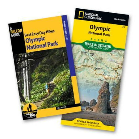 Best Easy Day Hiking Guide and Trail Map Bundle: Olympic National