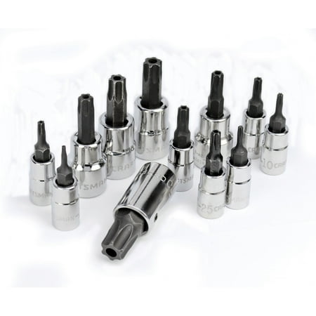 - Craftsman 12 Pc. 1/4in and 3/8in DRIVE TORX TAMPER SOCKET SET Rachets Home Tool Equipment 49293