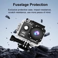 thumbnail image 6 of OEKE 4K Action Camera, 30M Waterproof Vlogging Camcorder with Mounting Accessories Kit, Classic Black, 6 of 9