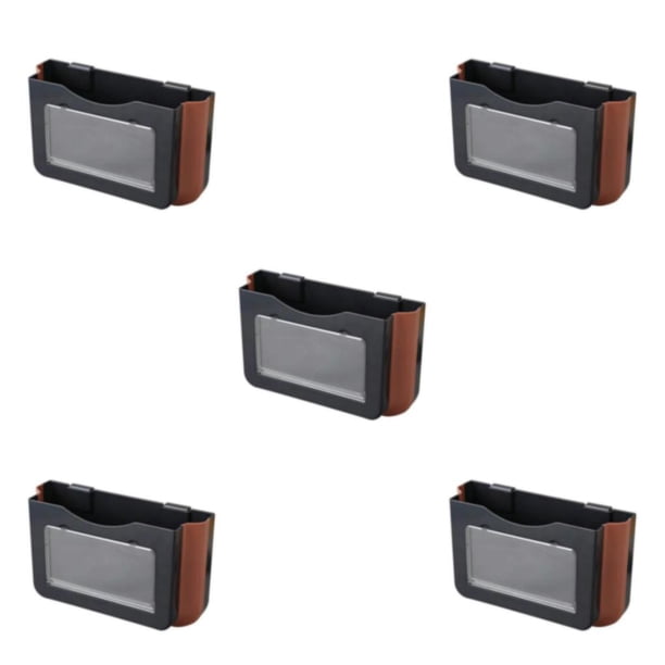 Scienceny Cubo de basura plegable para coche, asiento colgante, cubo de basura, contenedor multifuncional para vehículo, caja de papel para Type2 NO2