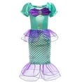 thumbnail image 4 of Girls Mermaid Costume Princess Dress Up with Accessories, 4 of 7