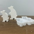 thumbnail image 6 of WINDLAND Penguins Bear Candle Holder Mold for Crafting Candle Holder Tealight Holder Decor Gypsum Ornament Epoxy Resin Casting, 6 of 12