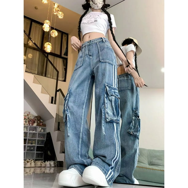 Hip hop jeans womens hotsell