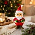 thumbnail image 5 of Gardjoe Premium Collectible Santa Claus Resin Figurine with Hand Painted Details in Red and Green for High End Christmas Tabletop and Shelf Display, 5 of 6