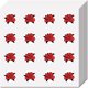 thumbnail image 1 of 128 pegatinas de rosas rojas para casco, autoadhesivas, impermeables, redondas, de dibujos animados, 1 of 9
