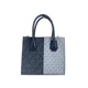 thumbnail image 3 of Michael Kors Bolso Bandolera Mediano Mercer con Logo en Bloques de Color para Mujer, Azul Marino y Multicolor (35F4SM9M2B-407), 3 of 4