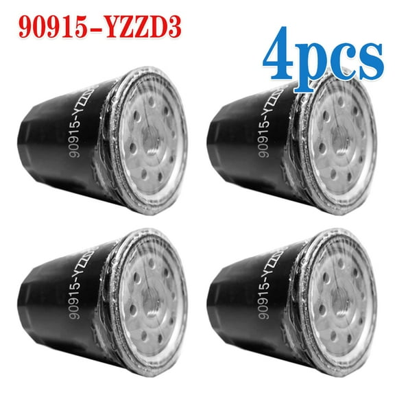 Set Of 4 Engine Oil Filter For Lexus GS400 GS430 LX470 SC430 Base 90915-YZZD3