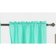 thumbnail image 2 of 1 Mint Single Panel Solid Foam Lined Blackout Window Curtain Panel Treatment Drape Rod Pocket Size 63" Long R64, 2 of 2