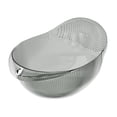 thumbnail image 4 of Filtro para lavar arroz, colador, escurridor de alimentos para colar y lavar frutas. Gris, 4 of 9