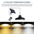 thumbnail image 2 of Lámpara Colgante Solar 3 Temperaturas De Color 4 Modos De Iluminación Luz Colgante Solar Ajustable Ip65 Luz De Cobertizo Solar Impermeable Para Exteriores matsuzay HA017287-00, 2 of 7
