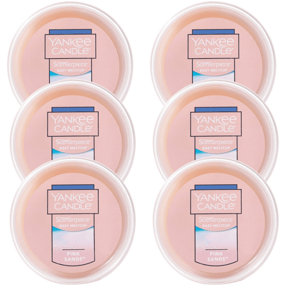 Yankee Candle Pink Sands Scenterpiece Easy MeltCup (Pack of 6)