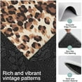 thumbnail image 3 of Beige and Brown Leopard Pattern Kitchen Rugs Sets Of 3,Kitchen Runner Rugs Non Skid Washable,Decorative Kitchen Floor Mats for Kitchen,Sink,Laundry,17"x30"+ 17"x47" + 17"x59", 3 of 6