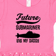 thumbnail image 3 of Inktastic Future Submariner Like Daddy Girls Toddler Dress, 3 of 4