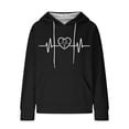 thumbnail image 3 of Cameland Hauts pour Femmes Manches Longues Automne Hiver Sweat à Capuche Pull Confortable, 3 of 3
