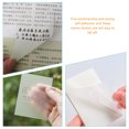 thumbnail image 2 of Miangastore 6pcs Transparent Sticky Memo Pads for Daily Use PET Material Strong SelfAdhesive 50 Sheets per Pad, 2 of 8