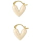 thumbnail image 5 of Pendientes con forma de corazón para niñas, aretes colgantes, joyas, regalos para novia, amor, Blanco, 5 of 9
